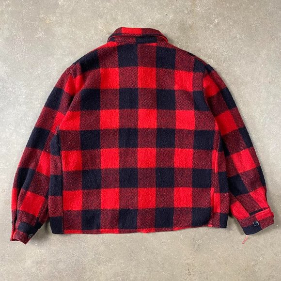 True Vintage 1980s Lumber Jack Plaid light jacket - Picture 5 of 7